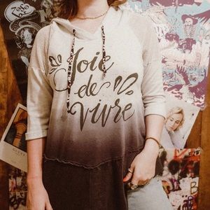 Cute Half-Sleeve Hoodie